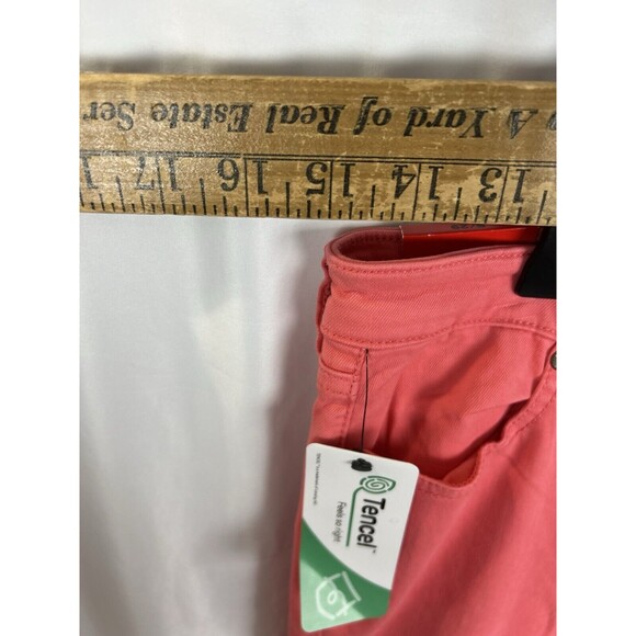 Buffalo By David Bitton High Rise Soft Stretch Ankle Skinny Jeans Havana 8 Pink - Picture 5 of 9